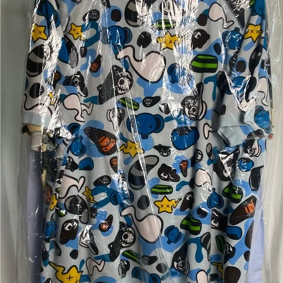 Vintage A Bathing Ape (Bape) Baby Milo x Kaws XL Animal Kingdom Sweater Rare - Picture 12 of 12